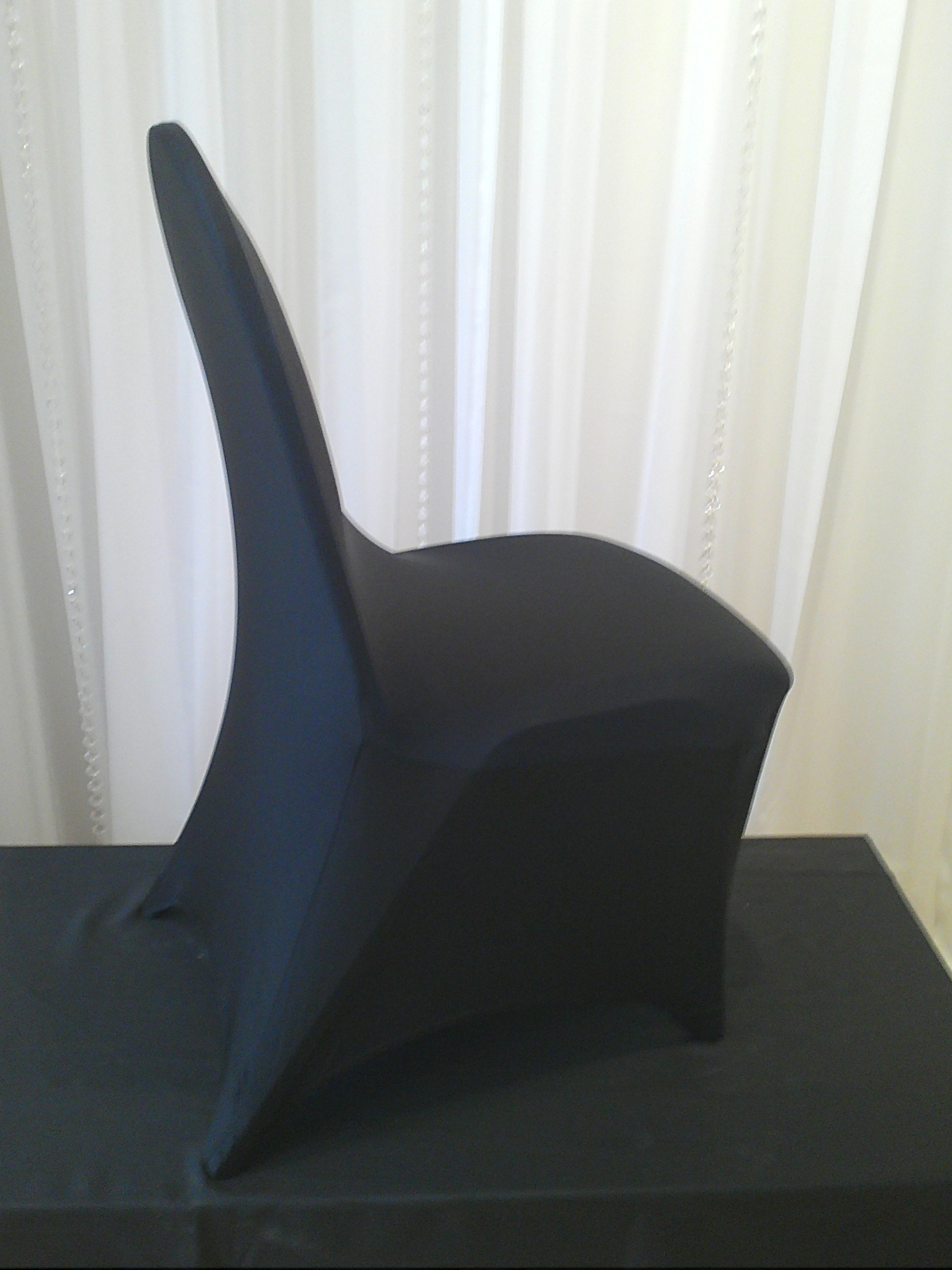 Chair Decor » Black Stretch Chair Cover